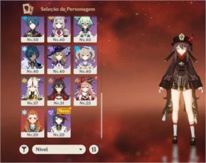 AR55 COM 11 T5 HUTAO HOMA ZHONGLI KLEE BAAL - Genshin Impact
