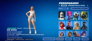 Conta Fortnite Com 204 Skins 950 Vbucks E Clube Assinado