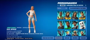 Conta Fortnite Com 204 Skins 950 Vbucks E Clube Assinado