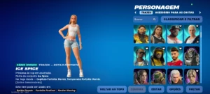 Conta Fortnite Com 204 Skins 950 Vbucks E Clube Assinado