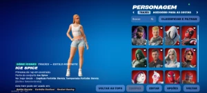 Conta Fortnite Com 204 Skins 950 Vbucks E Clube Assinado