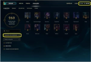 Conta - League Of Legends Ouro 1- 123 Champs + 14 Skins LOL