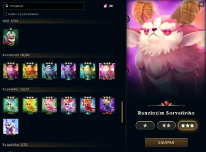 1229 SKINS - ex Grão Mestre + Skins Valorant + TFT + WR - League of Legends LOL