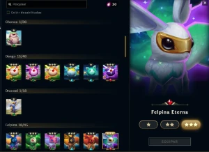 1229 SKINS - ex Grão Mestre + Skins Valorant + TFT + WR - League of Legends LOL