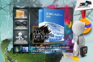 ZWCAD Professional 2024 SP1 - VITALICIO em Português - Softwares e Licenças