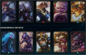 Conta do League of Legends Platina IV LOL