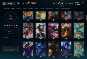 Conta  Janna e Elise Vitoriosa + Kayle Juiza + Rammus Rei - League of Legends LOL