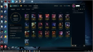 CONTA PLATINA V NA FLEX E G2 NA SOLO - League of Legends LOL