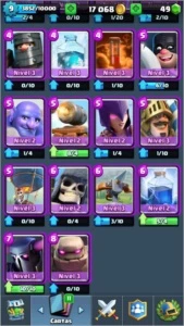 MELHOR PREÇO: CLASH ROYALE 3 LENDÁRIAS LVL 9