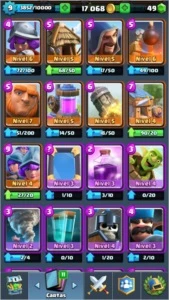 MELHOR PREÇO: CLASH ROYALE 3 LENDÁRIAS LVL 9