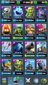 MELHOR PREÇO: CLASH ROYALE 3 LENDÁRIAS LVL 9