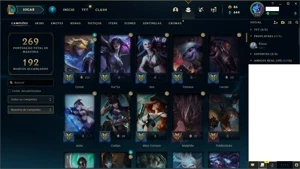 Conta diamante 223 skins - League of Legends LOL