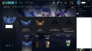 Conta diamante 223 skins - League of Legends LOL