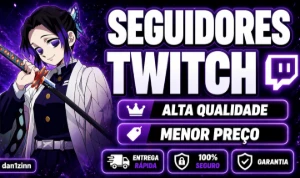 [MENOR PREÇO DO SITE] SEGUIDORES NA TWITCH  | GARANTIA - Redes Sociais