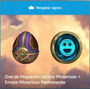 TFT Ovo pequenas lendas + emote misterioso - League of Legends LOL