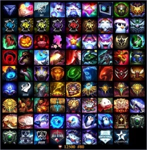 CONTA LOL TODOS CHAMPS/200 SKINS (PREÇO NEGOCIÁVEL) - League of Legends