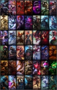 conta lol, todos os campeões - League of Legends