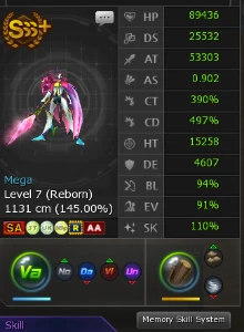 (Dmw) Conta End AA Full Damage - Digimon Masters Online DMO