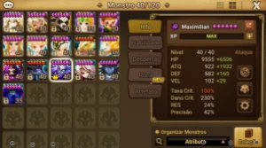 Conta Summoners war Maximilian dark weapon master