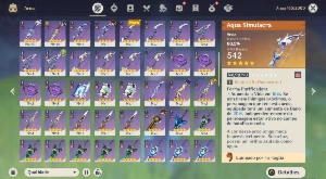 Genshin Impact AR60+ ENDGAME quase todos personagens