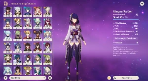 Genshin Impact AR60+ ENDGAME quase todos personagens