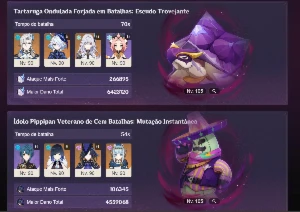 Genshin Impact AR60+ ENDGAME quase todos personagens