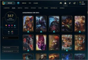 Conta SKIN MISTICAS - League of Legends LOL
