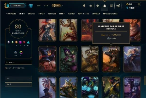 Bronze 1 com 120 Champs e 80 Skins ( MID / JG / TOP ) - League of Legends LOL