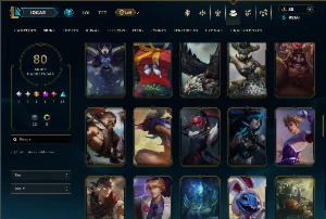 Bronze 1 com 120 Champs e 80 Skins ( MID / JG / TOP ) - League of Legends LOL