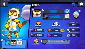 Conta Brawl Stars  Full Acesso | 33K De Troféus & 79 Brawler