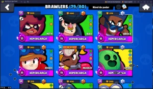 Conta Brawl Stars  Full Acesso | 33K De Troféus & 79 Brawler