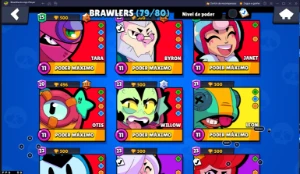 Conta Brawl Stars  Full Acesso | 33K De Troféus & 79 Brawler