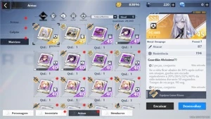 CONTA COM MERYL C5 +6 SSR (4 C1) - SERVER LYRA - Outros