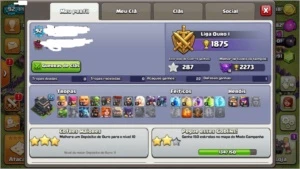 clash of clans cv9 bem upado
