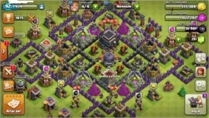 clash of clans cv9 bem upado