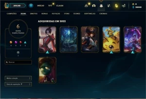 Conta ouro 4 com 23 Champs e 6 Skins - League of Legends LOL