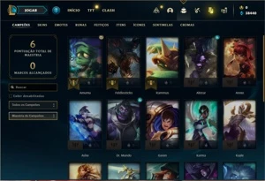 Conta ouro 4 com 23 Champs e 6 Skins - League of Legends LOL