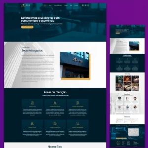 Template Zeus Advocacia - Feito com wordpress + Elementor - Others