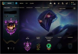 CONTA BARATA MMR ALTO SMURF/PRINCIPAL - League of Legends LOL