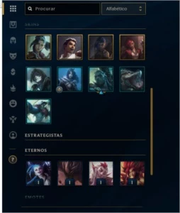 Conta para main Sup - League of Legends LOL