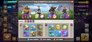 Raríssima Cv 16 Full Com Equipamentos Full - Clash of Clans