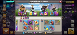 Raríssima Cv 16 Full Com Equipamentos Full - Clash of Clans