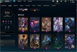 Conta lol 306, VARIAS PRETIGIOS/HEXTEC - League of Legends