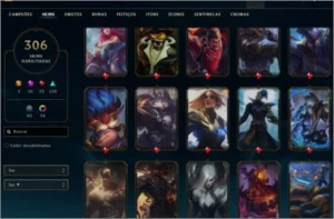 Conta lol 306, VARIAS PRETIGIOS/HEXTEC - League of Legends