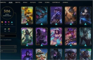 Conta lol 306, VARIAS PRETIGIOS/HEXTEC - League of Legends