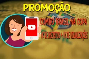 1k de Inscritos no Youtube - Redes Sociais