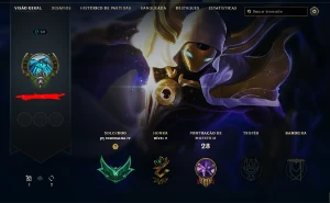Conta lol esmeralda 4 - League of Legends