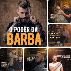 Pack Canva - Barbearia - Outros