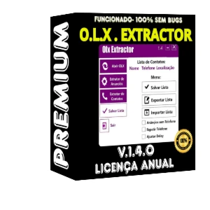 O.L.X Extrator + WaSender Atualizado