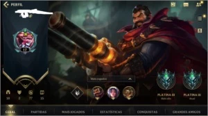 Conta nova lol wild rift Platina III winrate alto c/2 skins - League of Legends: Wild Rift LOL WR